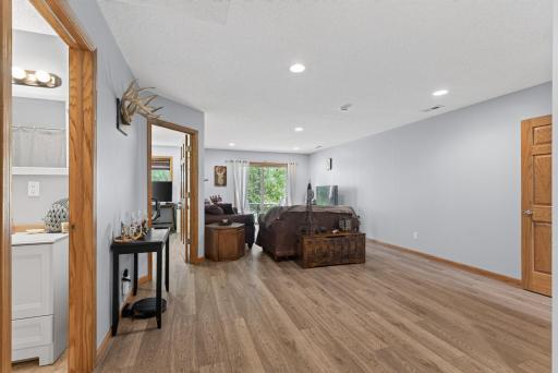 Large family room downstairs that is a walkout to your backyard with a patio! You could easily change this to add a 3rd bedroom!