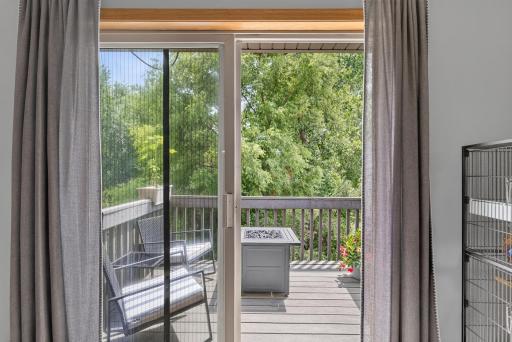 Step out on your private deck and enjoy the view!