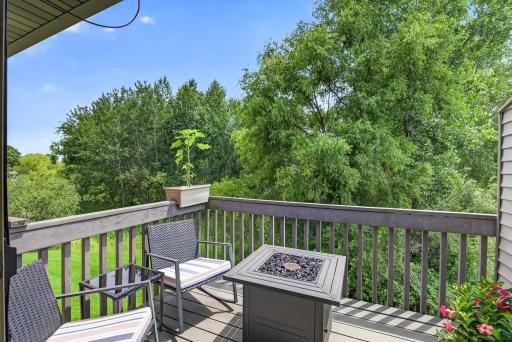 Step out on your private deck and enjoy the view!