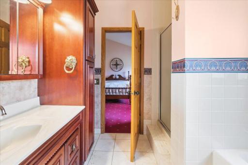 Separate primary shower