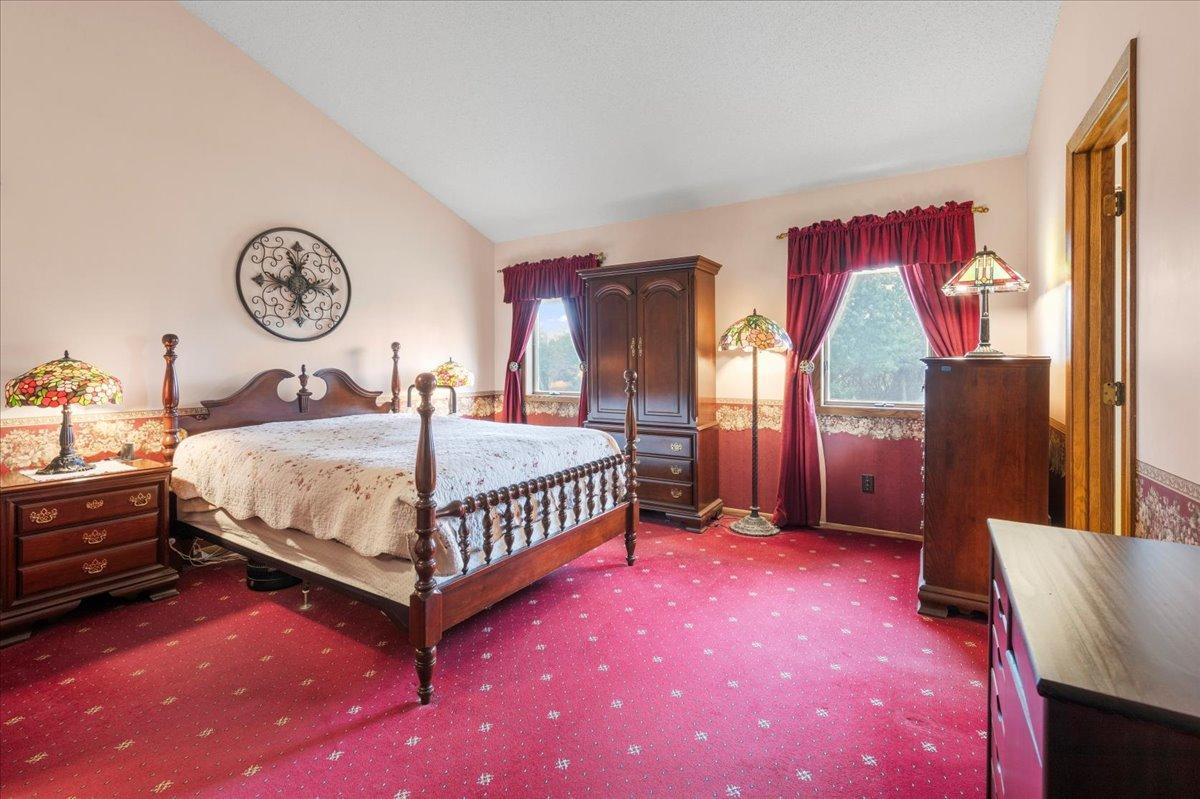 Spacious primary bedroom