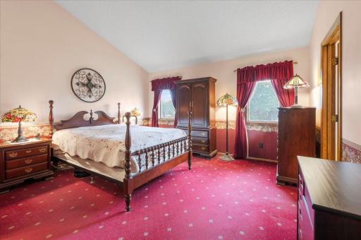Spacious primary bedroom