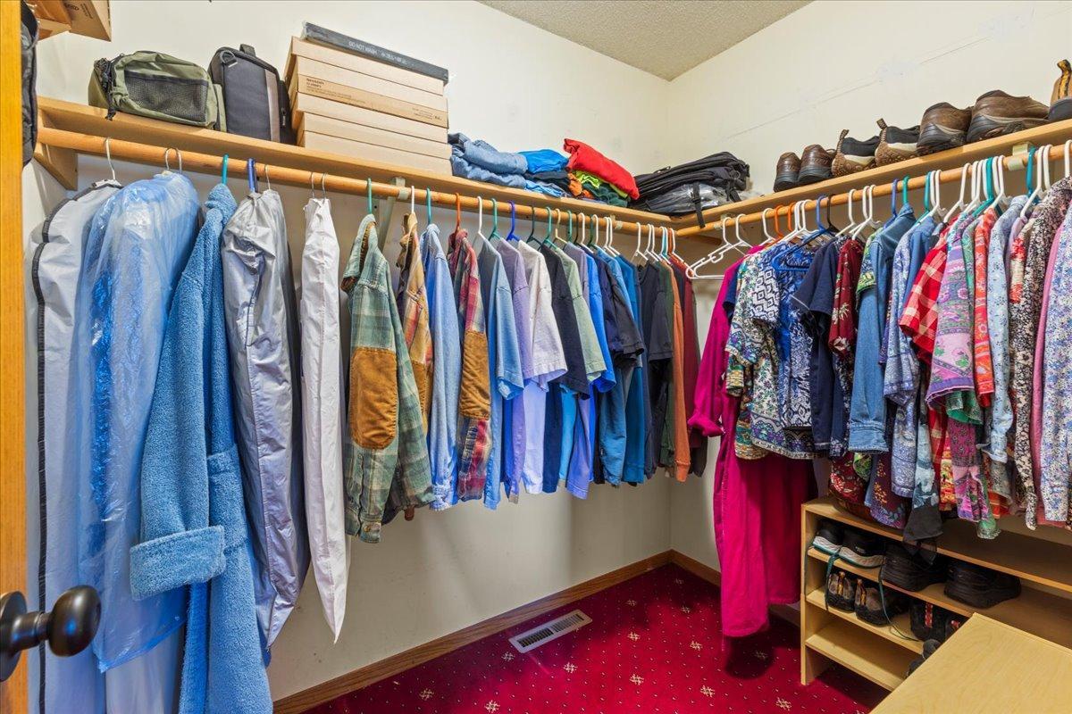 Primary walk-in closet
