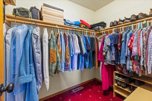 Primary walk-in closet