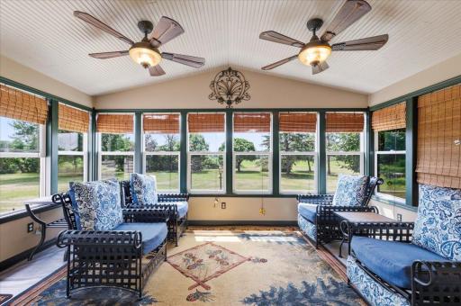 Incredible three-season sunroom/porch