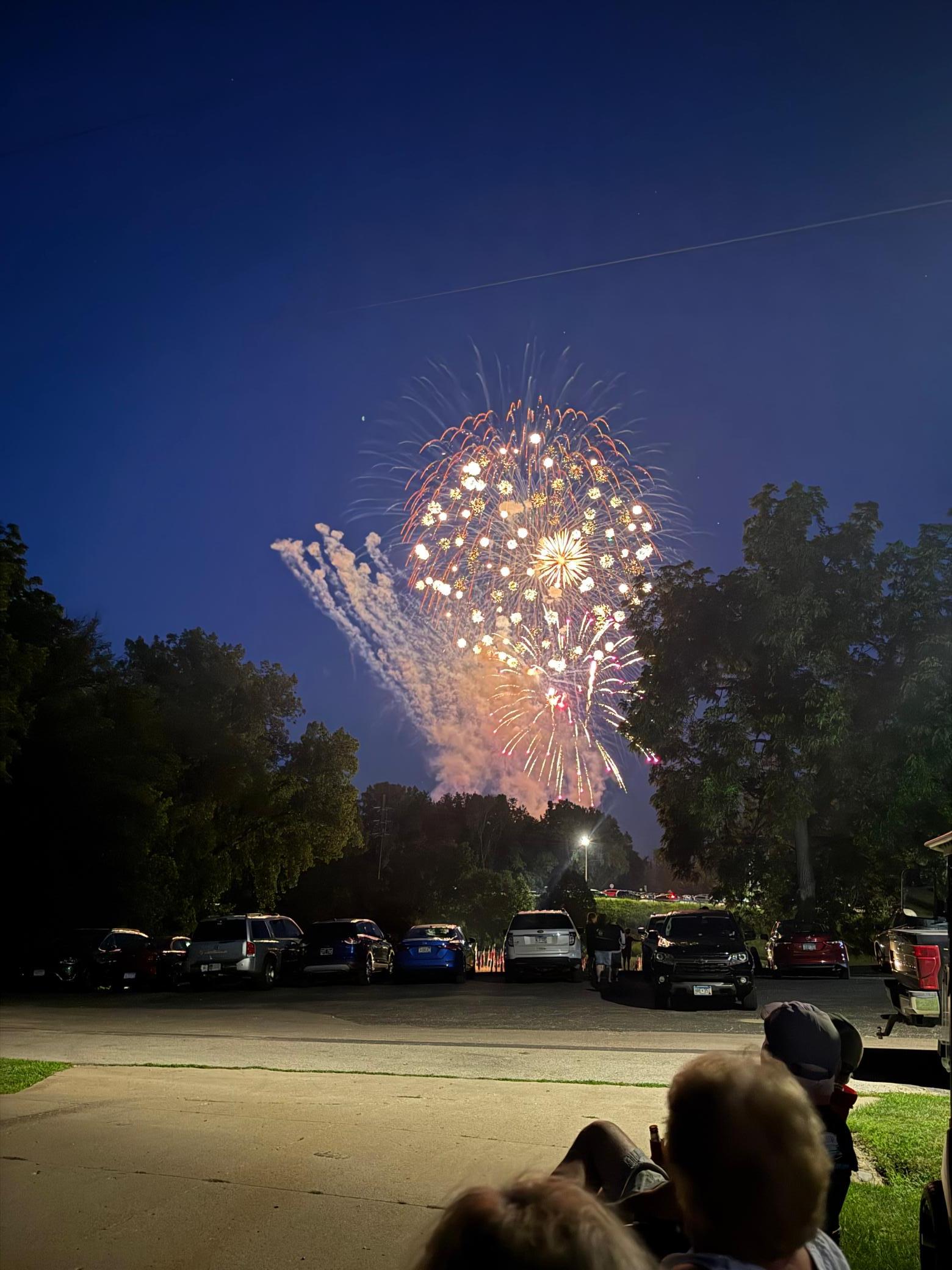The BEST spot in Mazeppa to enjoy the legendary fireworks!!