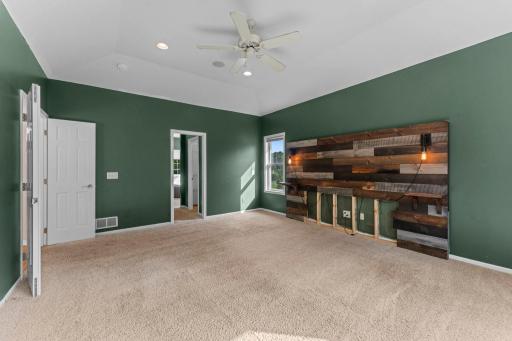 Primary bedroom is spacious, calm, and easy to love.