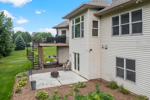 Everything you need for a private backyard experience...