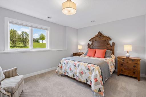 Lower-level - guest bedroom