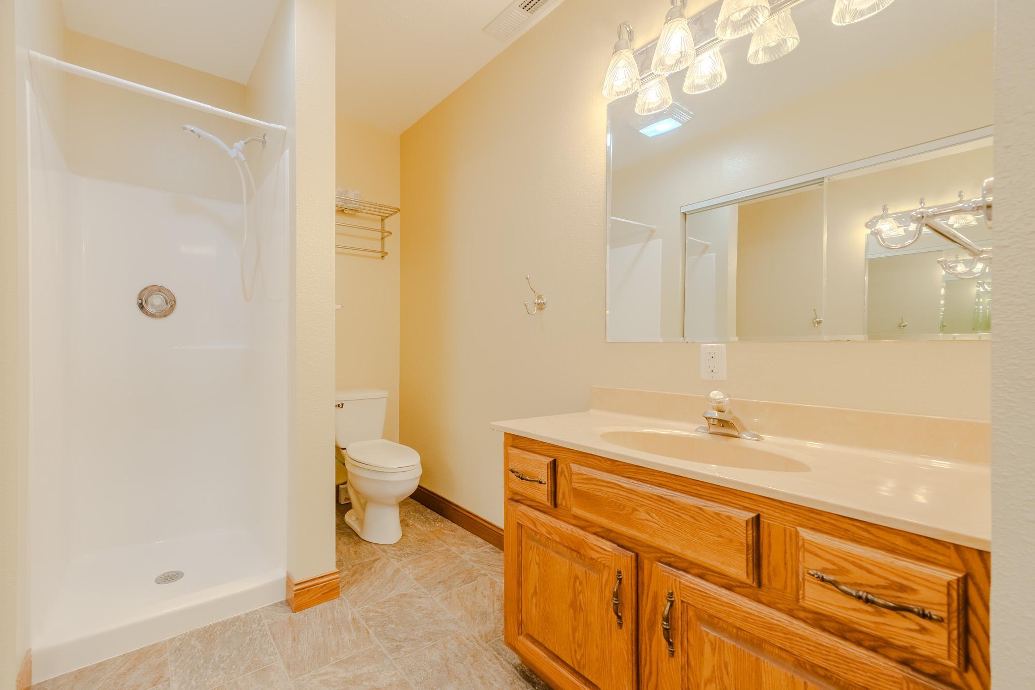 Basement 3/4 bath.