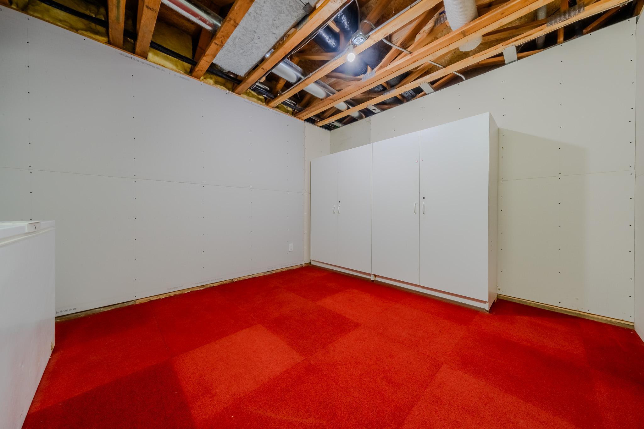 Storage in Utility Room