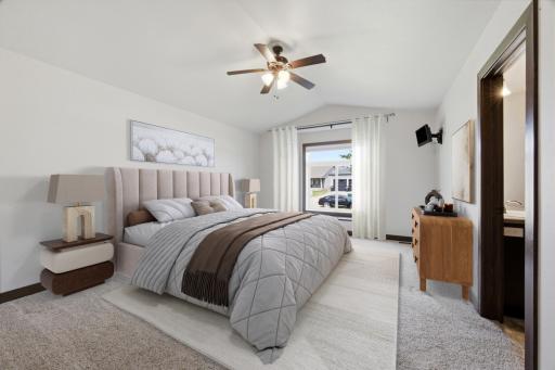 Primary Bedroom - Virtually Staged
