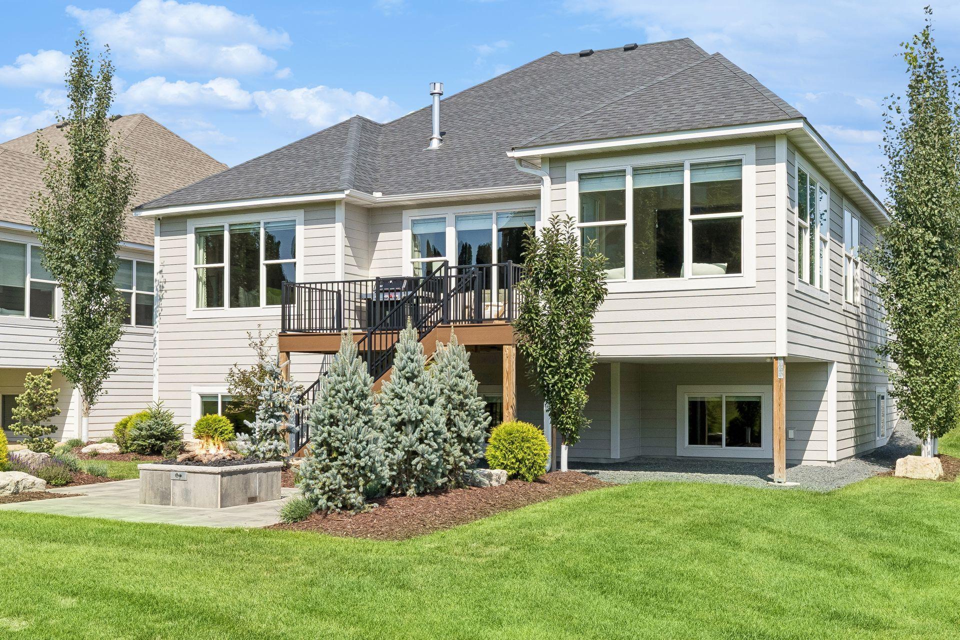 Extensive, professional landscaping was done to the yard post-close.