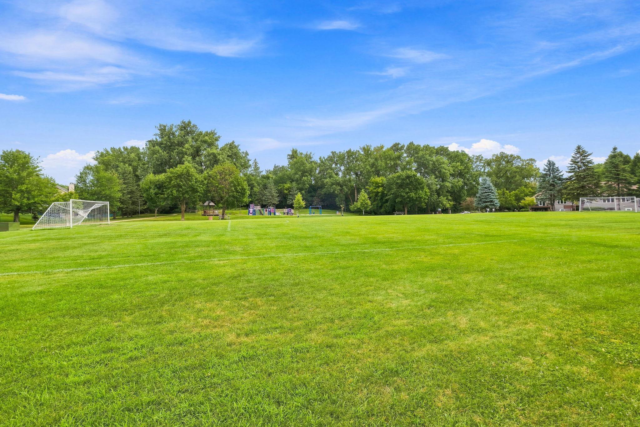 Soccer Field out the back