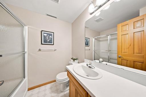 Lower level full bath