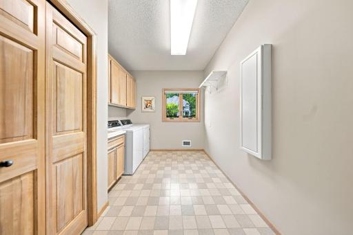 Huge mudroom and laundry room