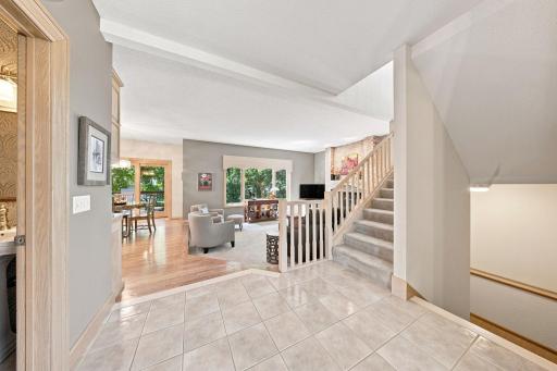 View of the entrance to the family room beyond