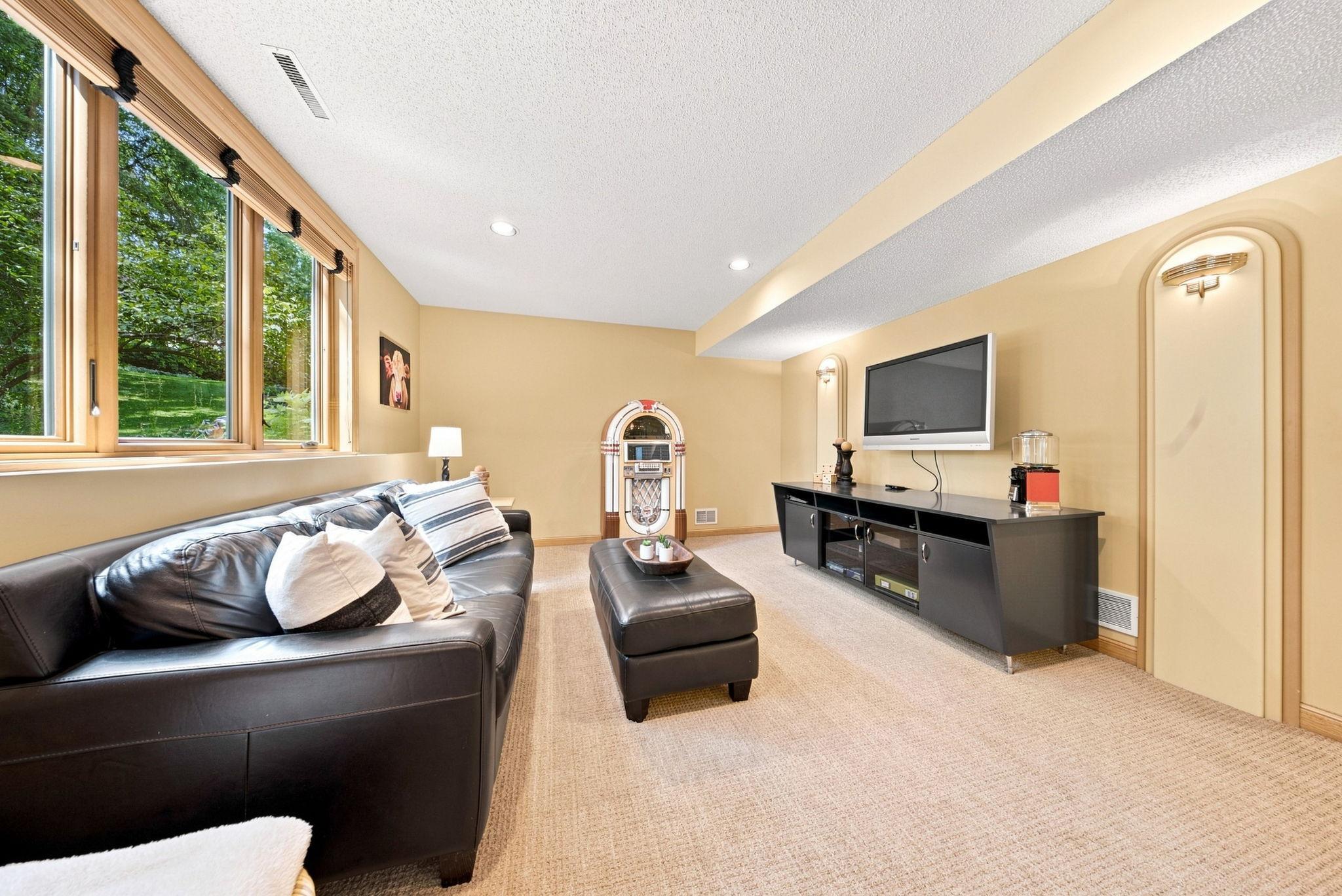 Lower level family room