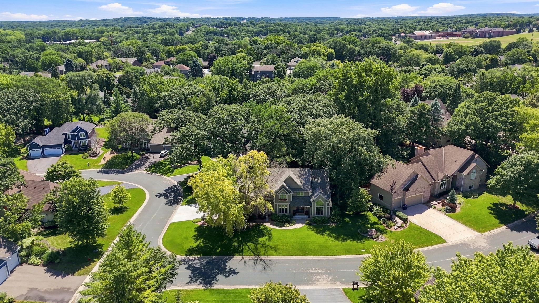 Situated on a corner lot in the center of the neighborhood