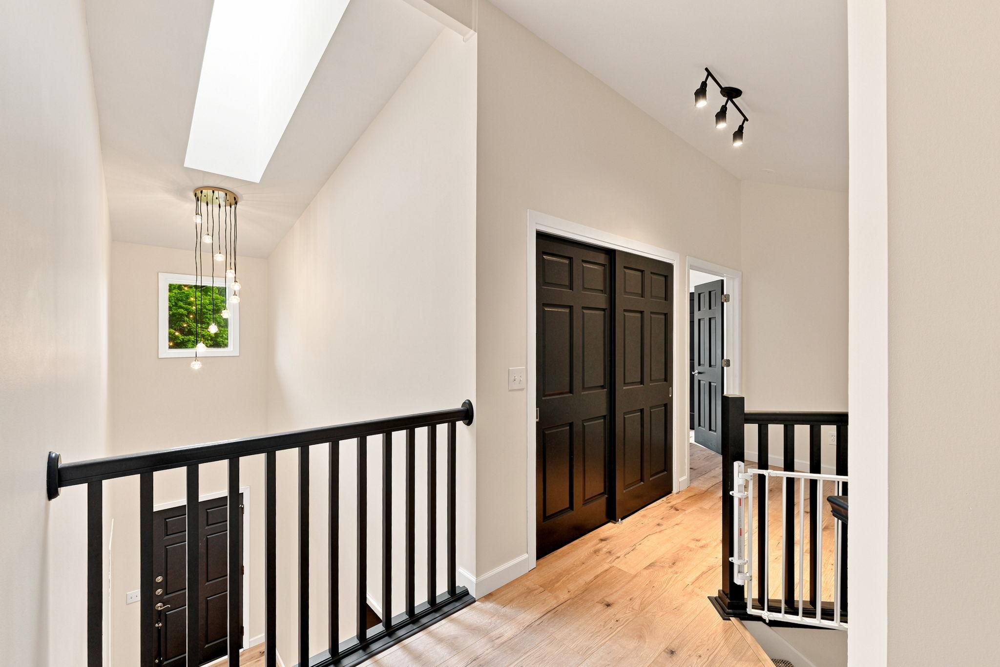 Sun-filled upper level walkway!