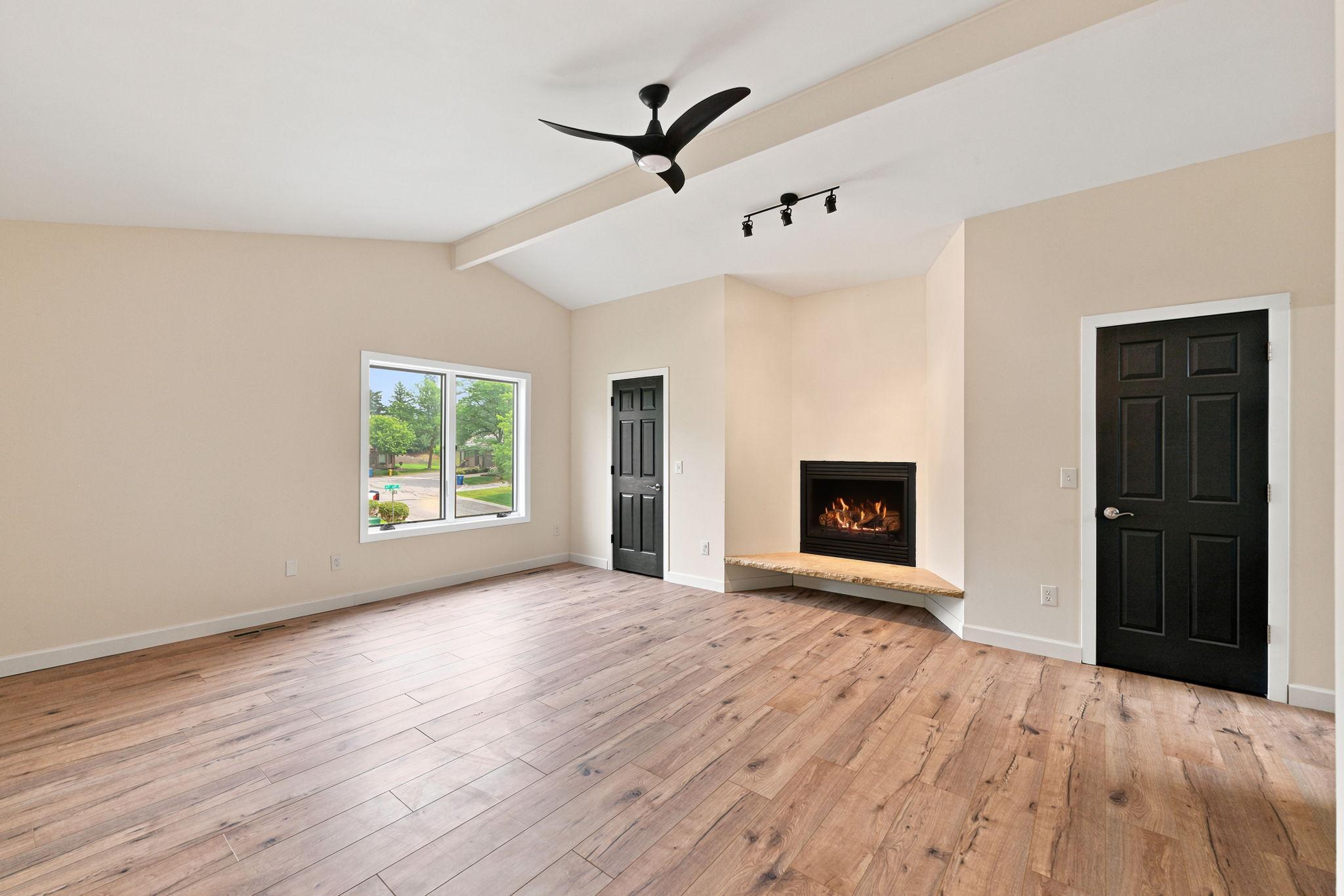 How often does your private suite also include a gas fireplace?