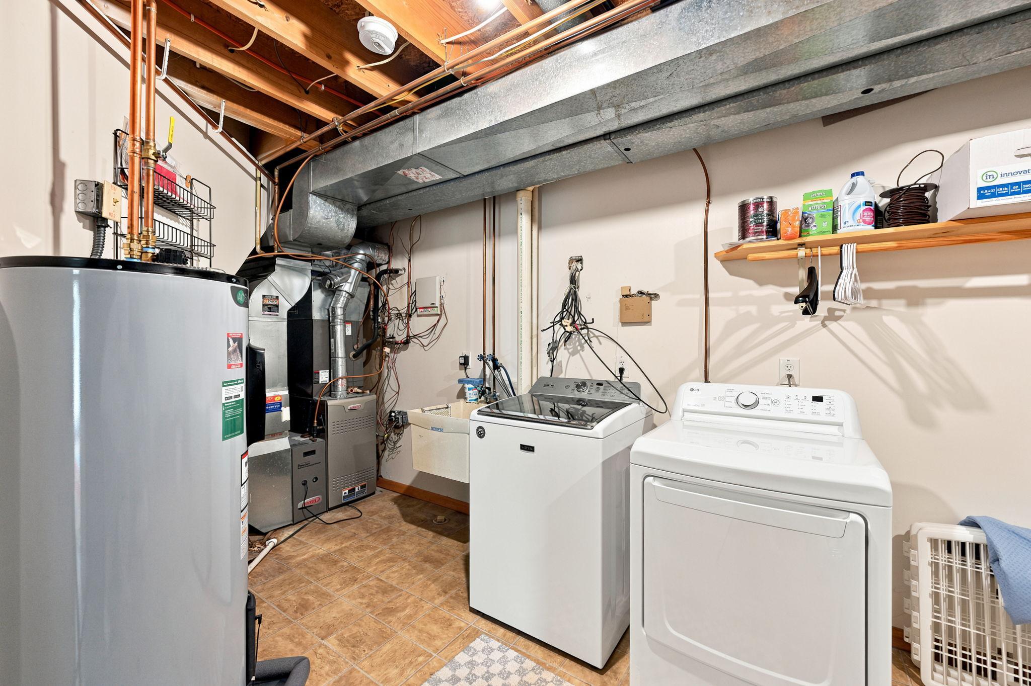 Main floor laundry/utility room!