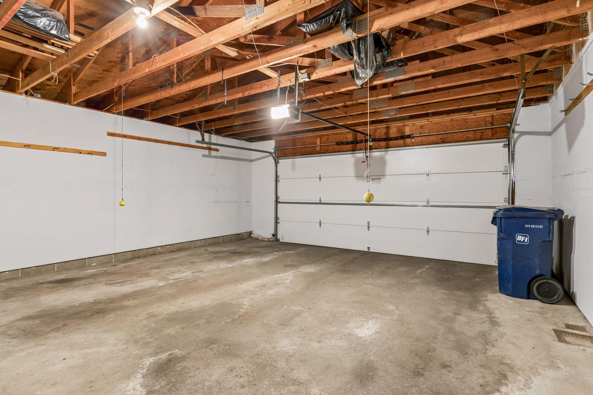Two car garage