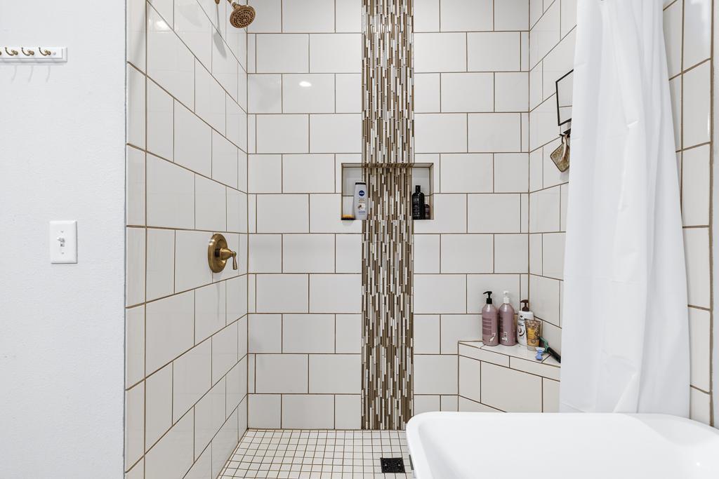Tile shower
