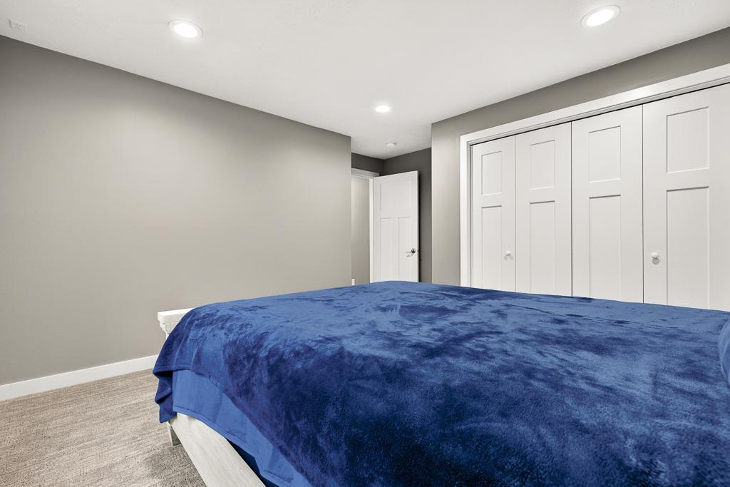 Each features generous closet space