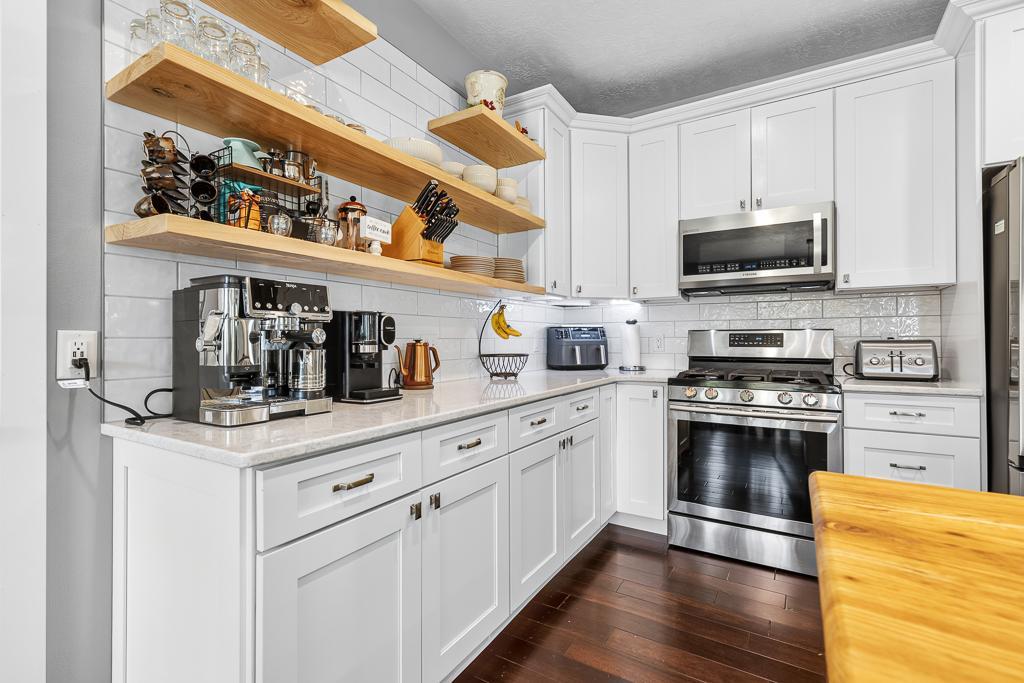 Perfect coffee bar or display space