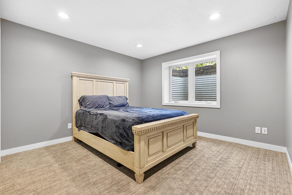 Final lower level bedroom for a total of 5 bedrooms