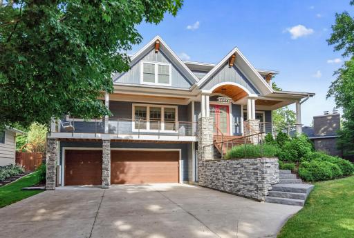 Oversized three-car garage with heated tuck-under design.