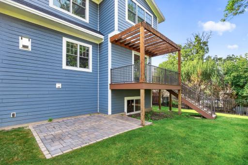 Patio and backyard built for effortless entertaining.