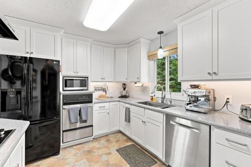 The beautifully remodeled kitchen is the perfect place for the at home chef!