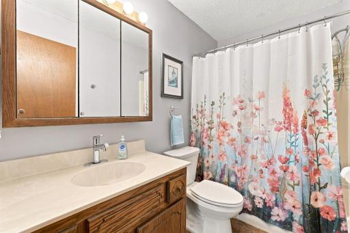 Upper level full bath.
