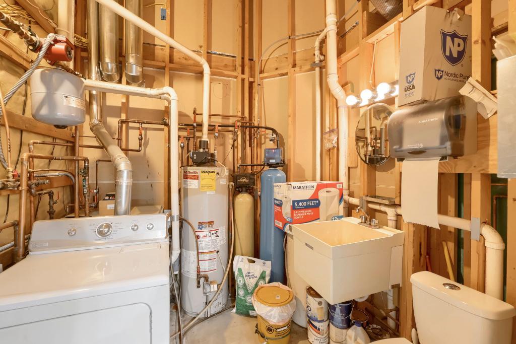 9815 Pioneer Trail - Mechanical Room in the Pole Shed! YES, there is even a Washer/Dryer here too!!!