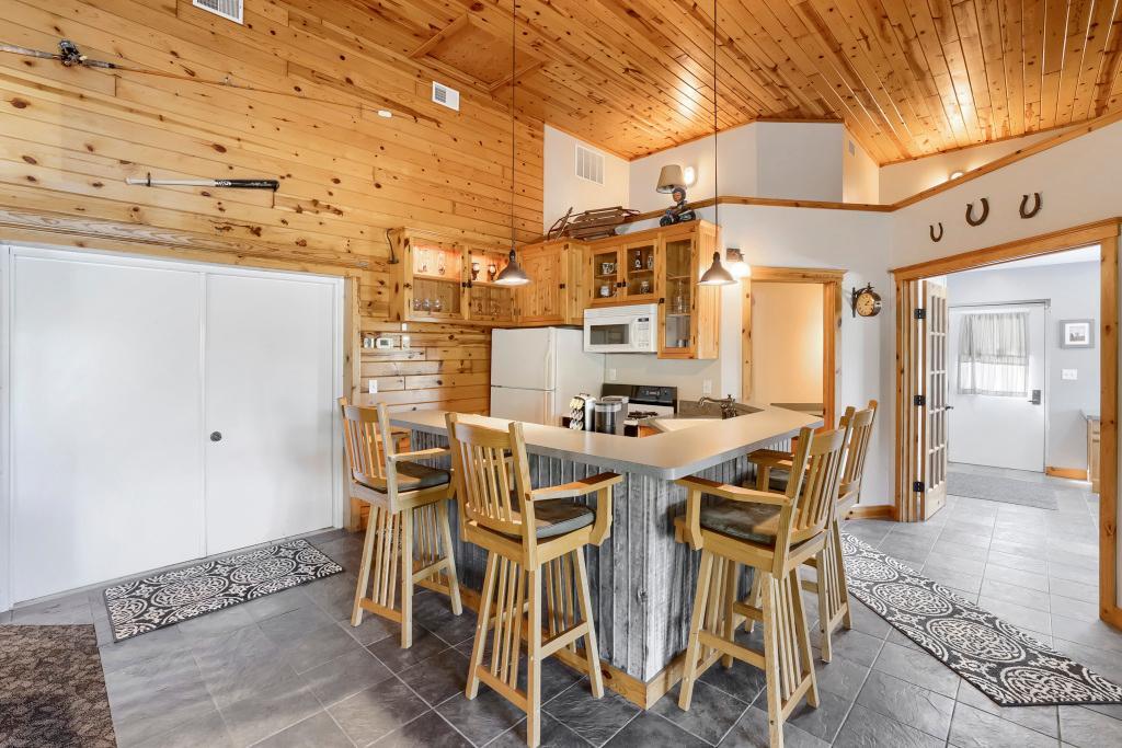 9815 Pioneer Trail - Kitchen in the Rec Room in the Pole Shed!