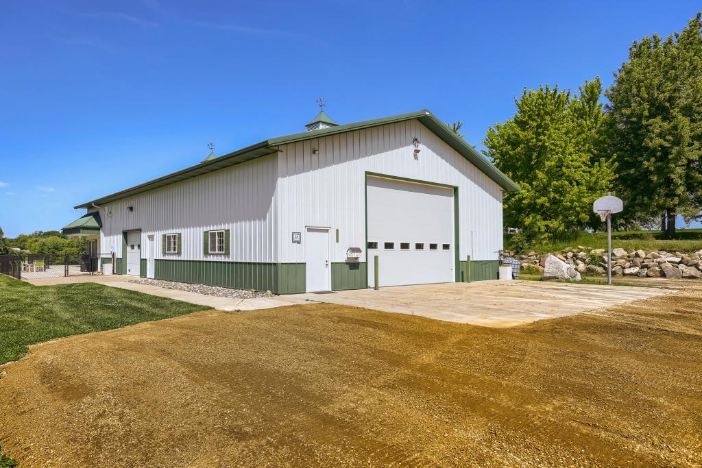 9815 Pioneer Trail - 80' x 42' Pole Shed with 14' x 20' door!