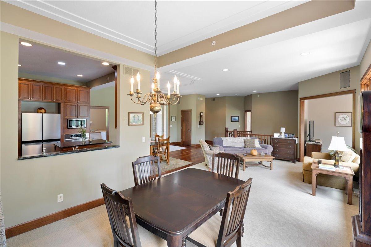 One notable feature visible in this photo is the interior fire sprinkler system, which extends throughout. This exceptional safety feature is rarely found in residential construction and provides an added level of protection and peace of mind.