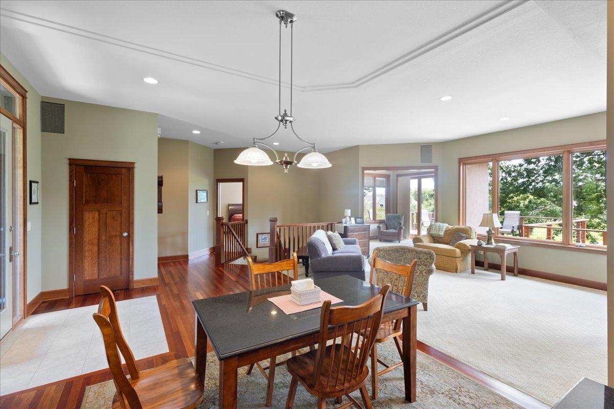 The thoughtfully designed main-level floor plan strikes the perfect balance between elegance and openness, creating a spacious, inviting atmosphere while maintaining a comfortable and intimate feel.