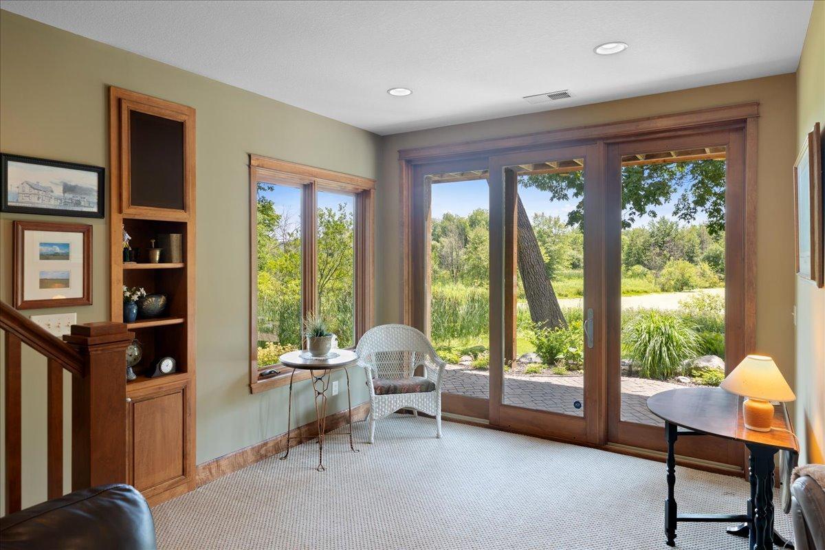 The triple set 8-foot Marvin patio door brings elegance, craftsmanship, and superior performance. Marvin’s engineered multi-point lock system provide enhanced security with three locking hooks, delivering added strength, protection, and peace of mind