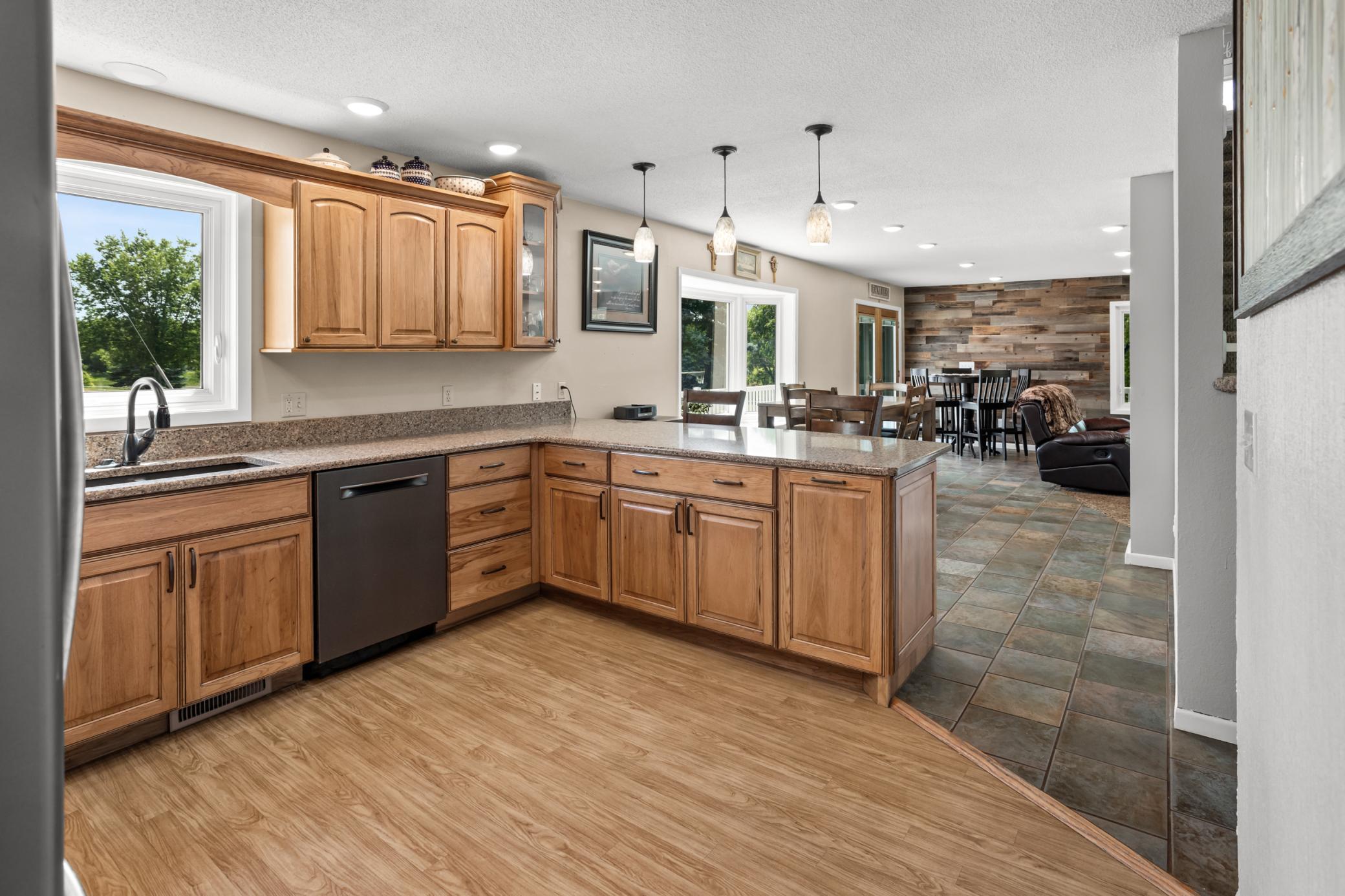 Updated(remodeled) kitchen