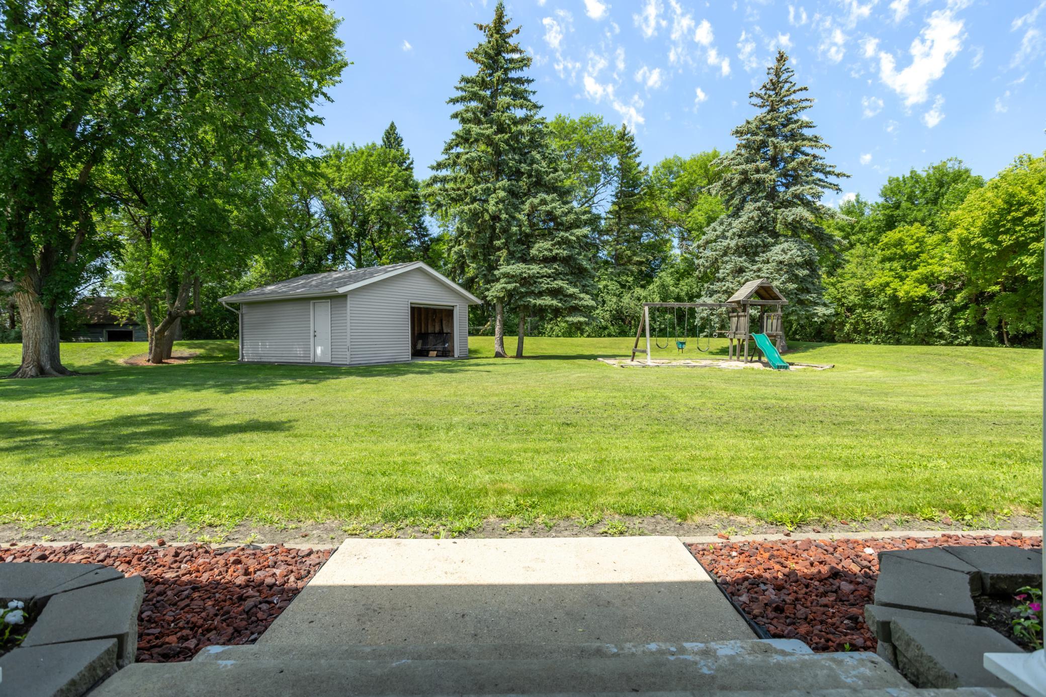 Detached garage storage
