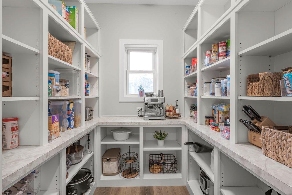Large Walk in Pantry with a Window!