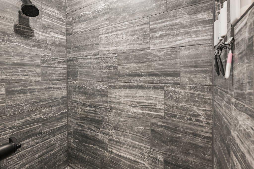 Beautiful Stone in the Primary Shower!