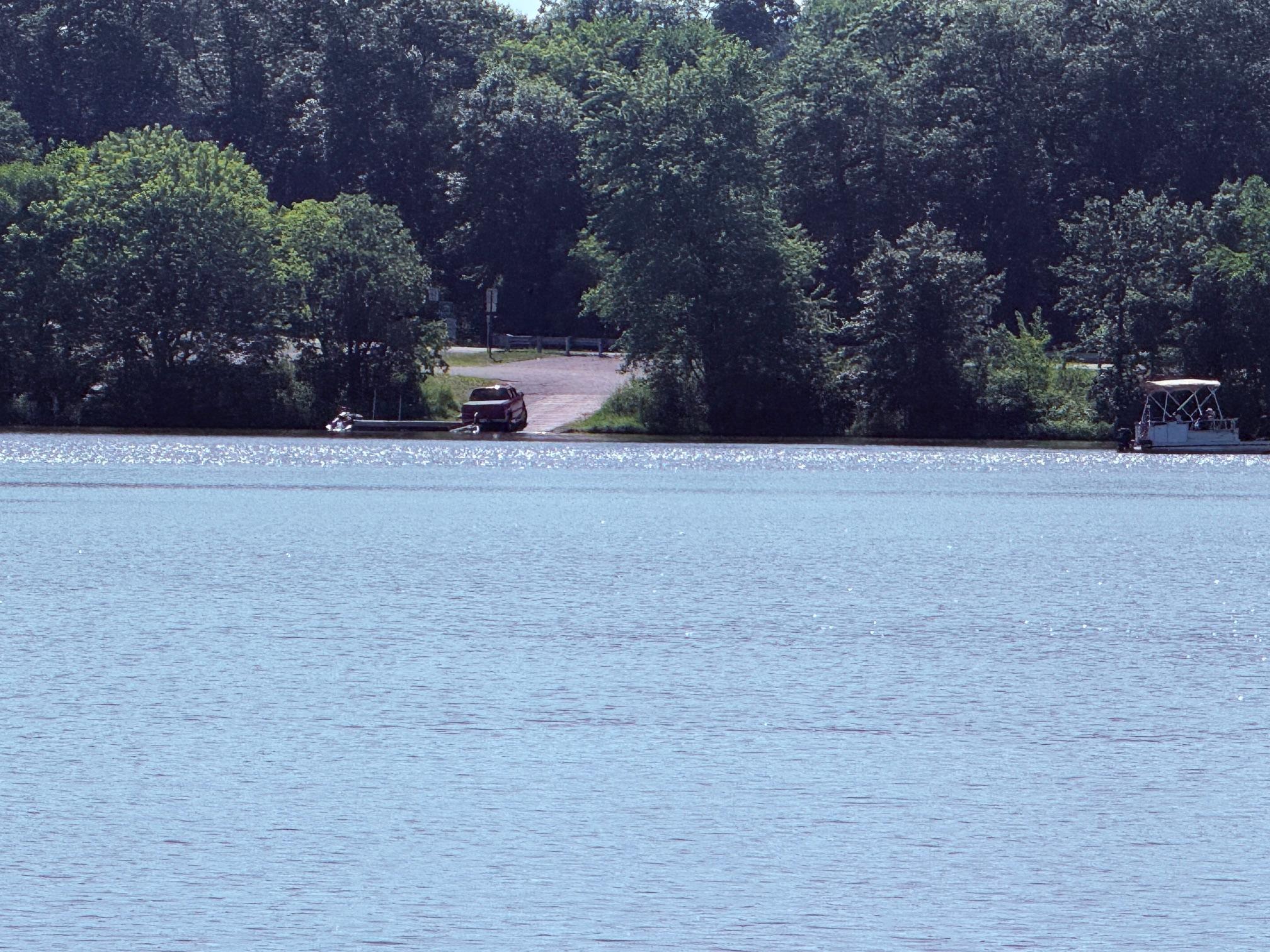 Looking at the Boat Landing from Across the Lake!