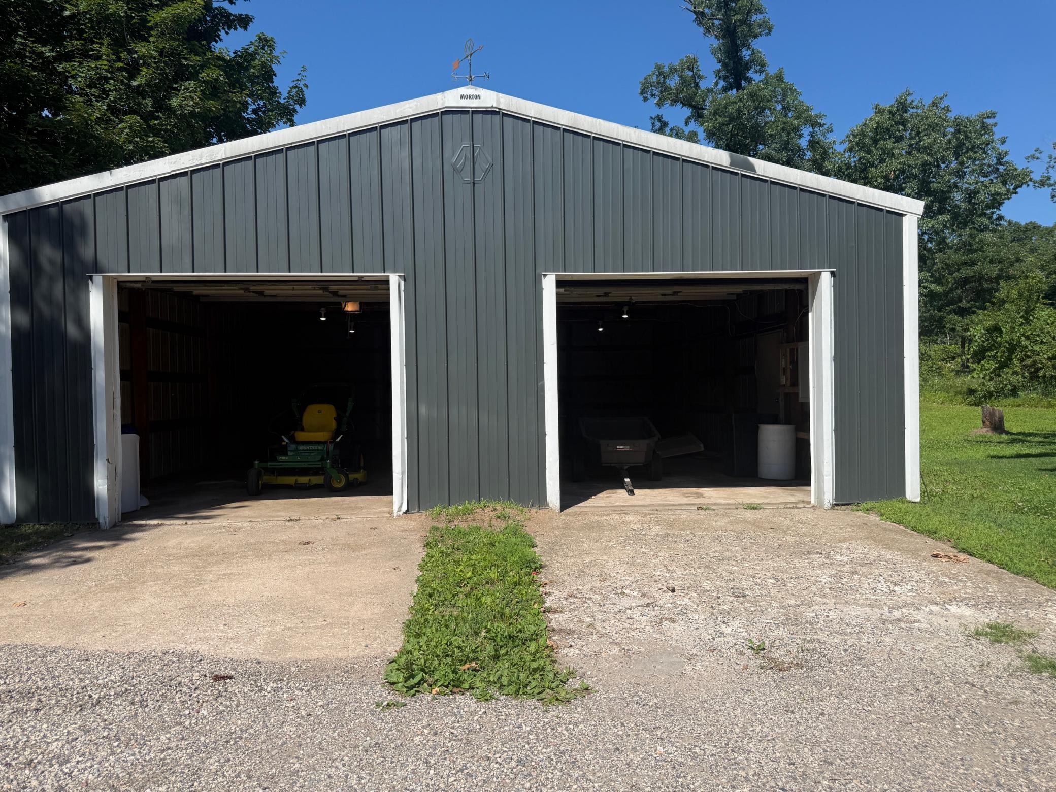 Both Garage Doors Have Openers