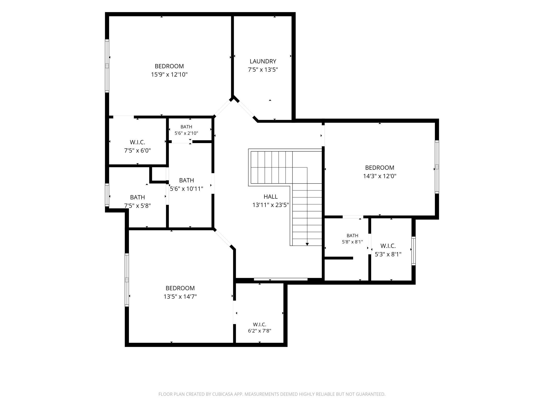 Upper Level Floorplan