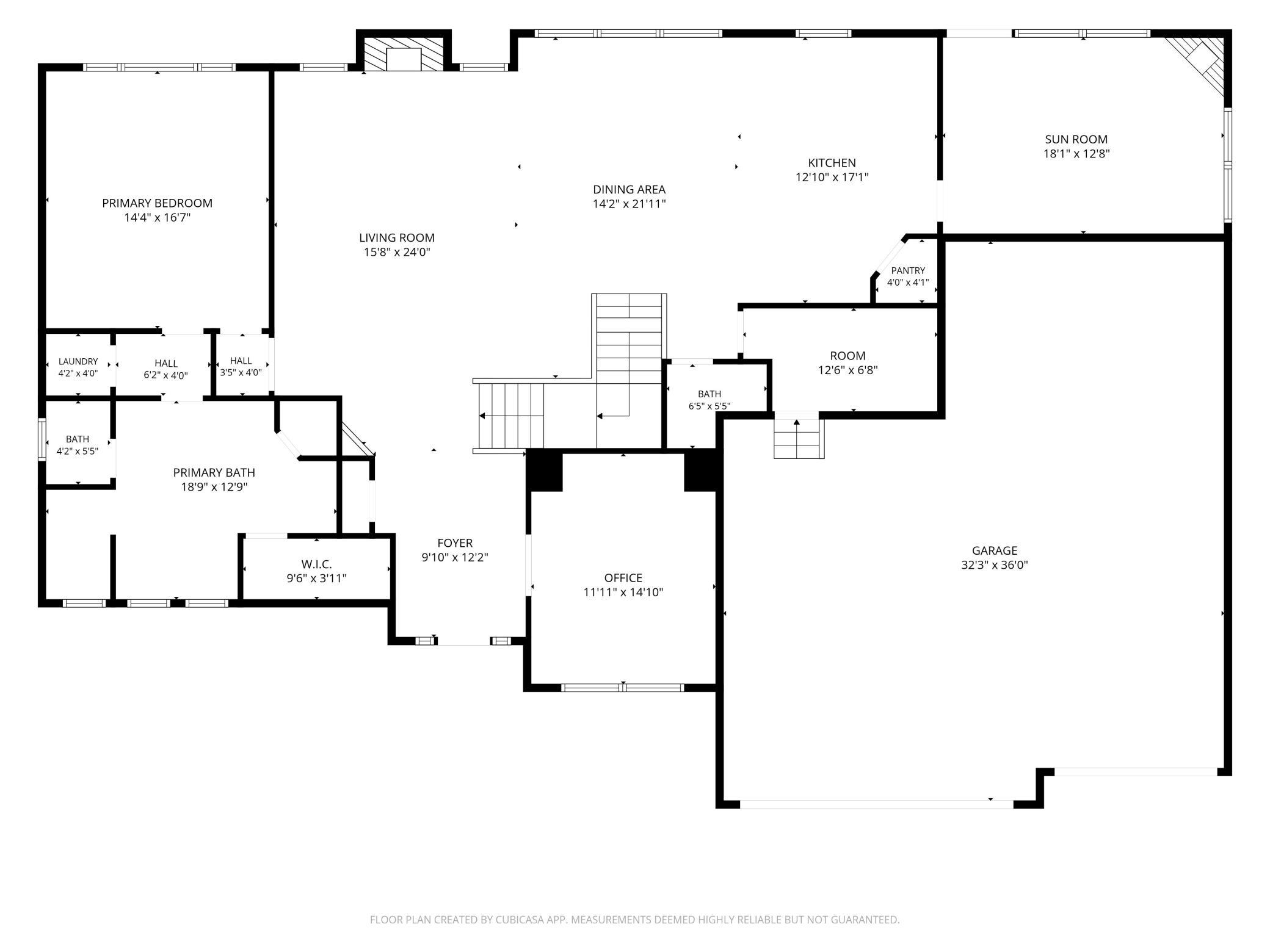 Main Level Floor Plan