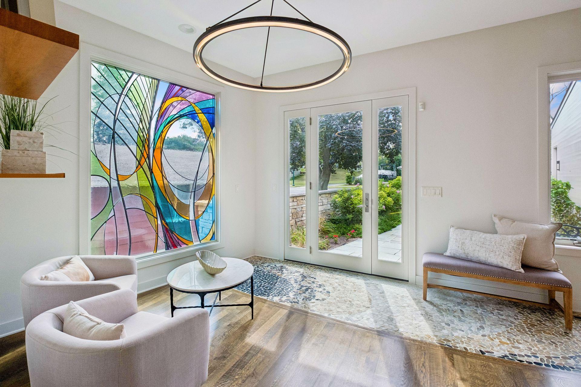 Your stunning entry way is such a joyful spot to welcome all your family, friends or guests! Buyers will love the large windows throughout this home which gives the extra feel of lake living to feel the outdoors from within.